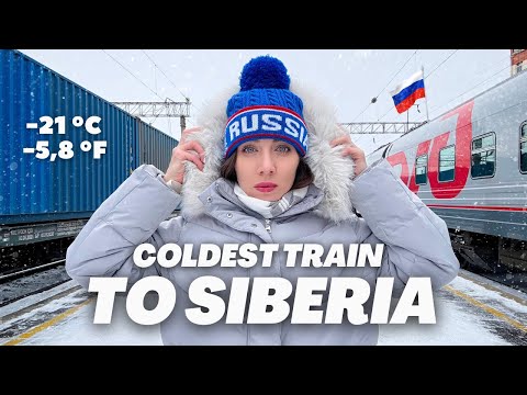 Living on Russian TRANS-SIBERIAN train in Winter for 87 hours! 🇷🇺