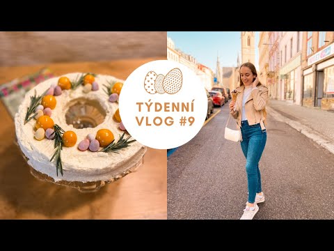 Týdenní vlog #9 I Velikonoce, recept na andělský dort a pečenou ovesnou kaši