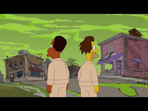 The whole Springfield is devastated by radiation [The Simpsons]