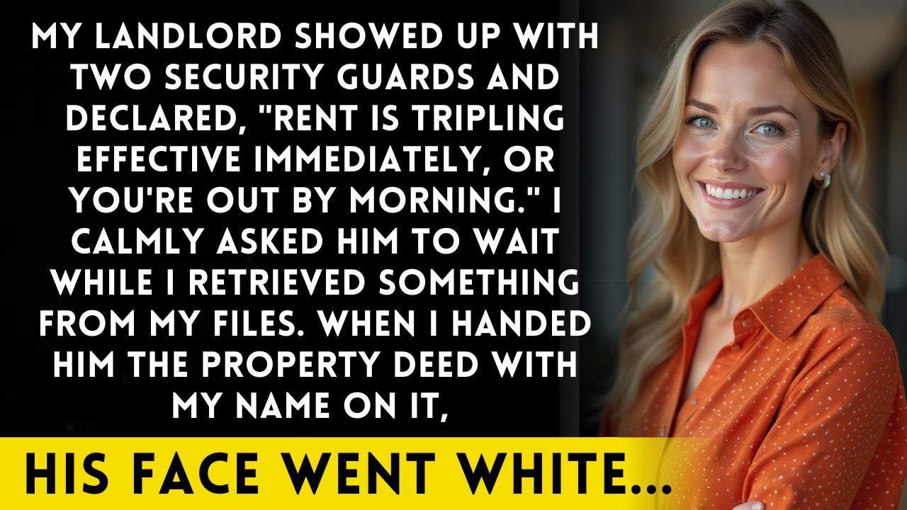 My Landlord Said 'Pay Triple Rent Or Get Out Tomorrow'—Then I Pulled Out The Deed