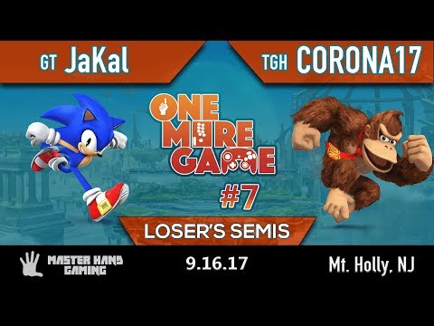 OMG 7 - GT | JaKal (Sonic) vs. TGH | CORONA17 (Donkey Kong, Shiek) - Loser's Semifinals