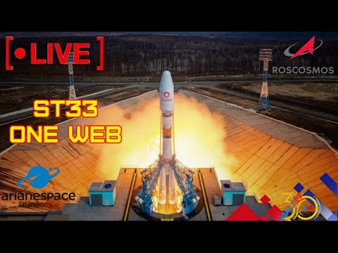 Lancement Soyouz ST33 OneWeb Mission 8 🔴🚀