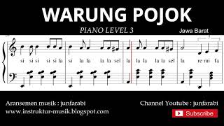 Download lagu notasi balok warung pojok - piano tingkat 3 - lagu daerah jawa barat - instrumentalia mp3