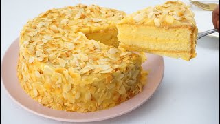Almond Custard Cake | Almond Yema Cake