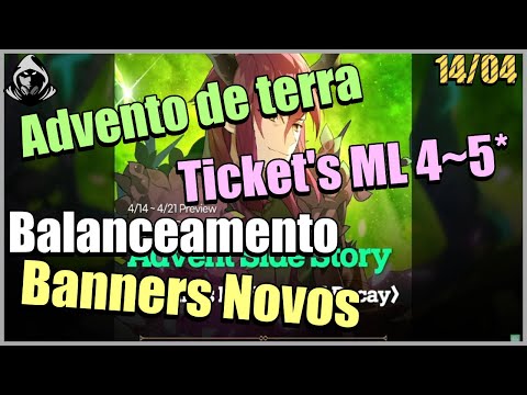 Balancemaneto, Ticket Ml 4 e 5 estrelas, banners, conteudo pve novo e mais! - Atualização 14/04 [E7]