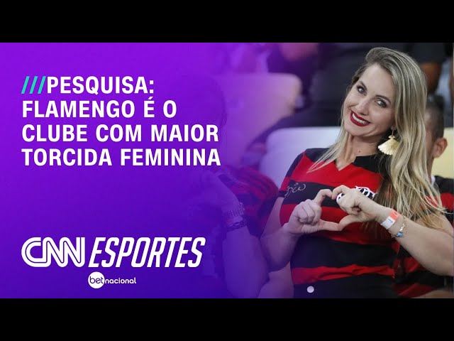 Flamengo tem a maior torcida feminina do Brasil, diz pesquisa | CNN PRIME TIME