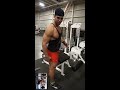 Geovanny's leg workout