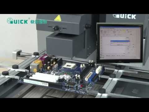 Rework BGA. Retrabajo IR alineamiento óptico Quick Necten