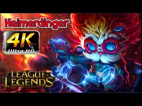 League of Legends- Online Multiplayer - Team Death Match -Champion "Heimerdinger"- In 4K