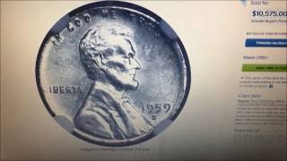 1959D PENNY SELLS FOR $10,575!! WHAT MAKES IT SPECIAL IS REALLY COOL!