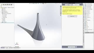 SolidWorks Funnel Design Using Loft Thin Feature | SolidWorks Tutorial for Beginners