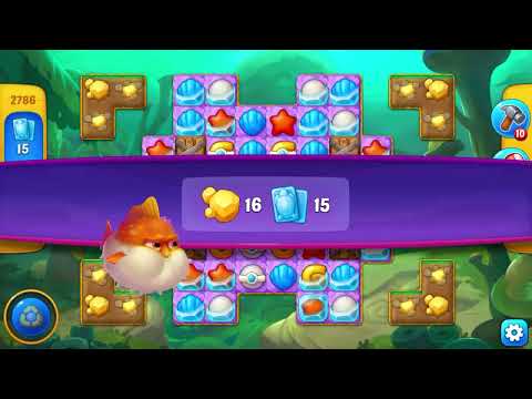 Fishdom Super hard level 2786 in 11 moves