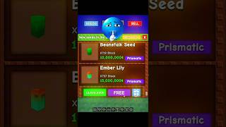 EMBER LILY IS FREE!! 😱 GROW A GARDEN (FANMADE) #shorts #growagarden #roblox