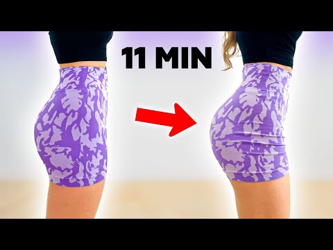How to GROW GLUTES INSTANTLY in JUST 11 MINUTES - No Equipment Glute Workout at Home