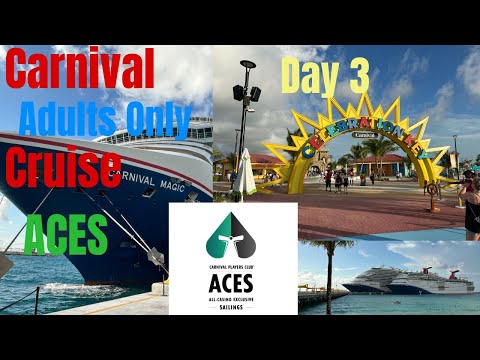 Thumbnail for Carnival ACES Adults Only Cruise Vlog | Day 3 on Carnival Magic Ship