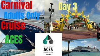 Carnival ACES Adults Only Cruise Vlog | Day 3 on Carnival Magic Ship