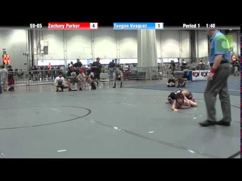 INTERMEDIATE 59-65 - Zachary Parker vs. Teegan Vasquez