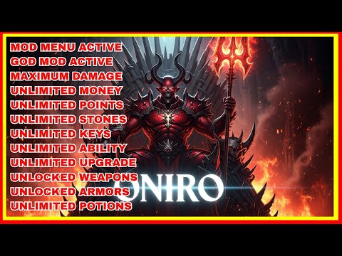 Oniro Mod APK v1.4.1 (Unlimited Money/Mod Menu/God Mod/Skill/Weapons)