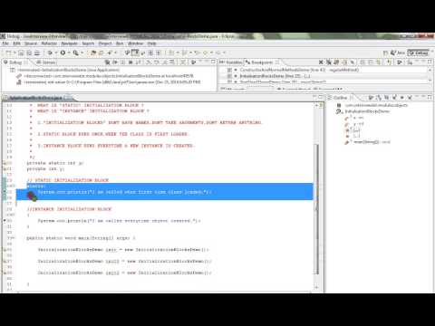 What Is Static Instance Initialization Block Java Demo