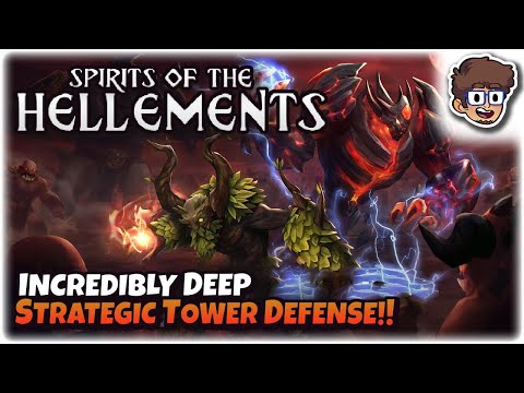 INCREDIBLY DEEP STRATEGIC TOWER DEFENSE! | Let's Try Spirits of the Hellements