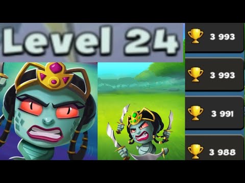 Can the level 24 Naga get me to 4,000 trophies 🏆?  - Smashing Four