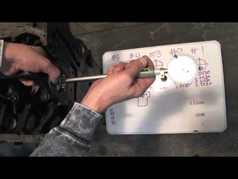 Blueprint 105 - Main Bearing Oil Clearances