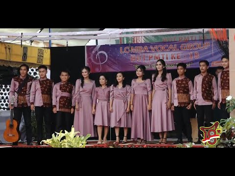 Juara 1 Lomba Vocal Group HUT PMTI 18