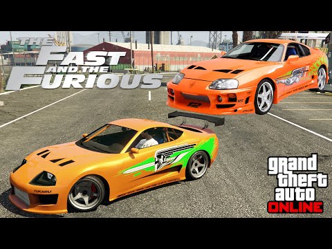 GTA 5 - F&F 1 Movie Build - Brian's Toyota Supra - Jester Classic Customization