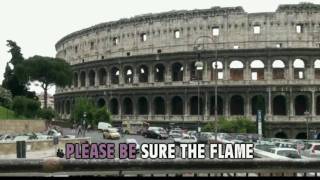 Dean Martin - Arrivederci Roma - 2010  - Karaoke [HD]