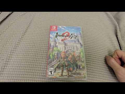 Unboxing Romancing Saga 3 Revenge of the Seven Square Enix Nintendo Switch
