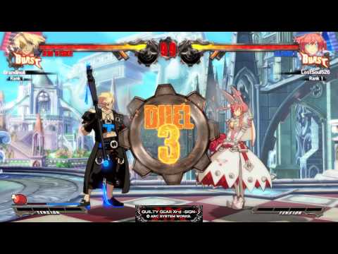 5/1/2015 Guilty Gear Xrd -SIGN- Brandino vs LostSoul FT10 pt 1