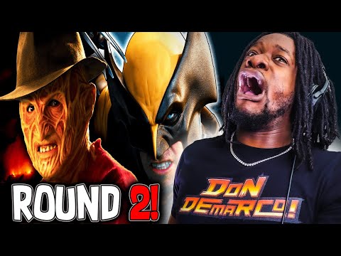 HE CALLED HIM R KELLY! | Freddy Krueger vs Wolverine - Epic Rap Battles of History (ROUND 2)