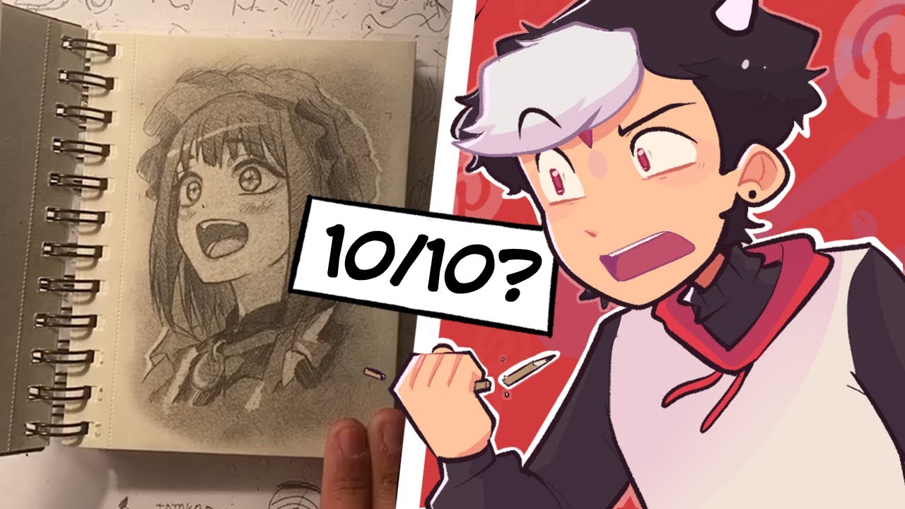 Testei os Tutoriais de Desenho do PINTEREST...