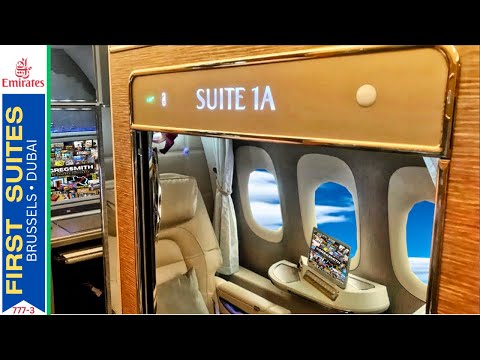 NEW Emirates First Class SUITE aboard the 777-300ER