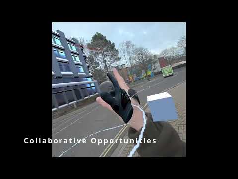 Geolocated AR viewer for planned buildings