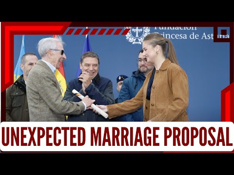 Royal Surprise: Princess Leonor Receives Marriage Proposal in Public