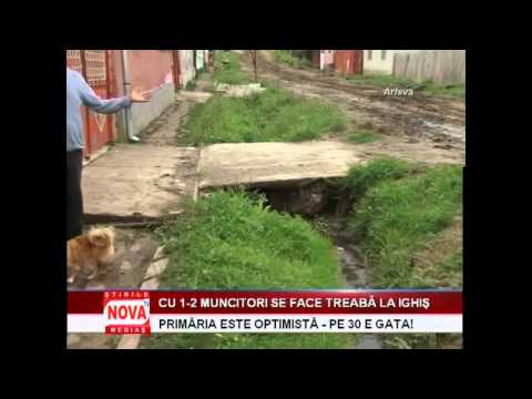 La Ighiş se lucrează cu 1-2 oameni, primăria spune că totul e în grafic - NovaTv Mediaş