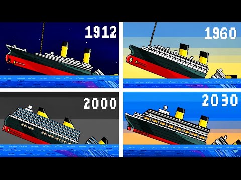 Titanic Sinks in 1912, 1960, 2000 & 2030⚓️🚢 (8-BIT)
