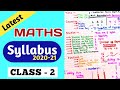 Class 2 Maths Syllabus Maths Syllabus For Class 2