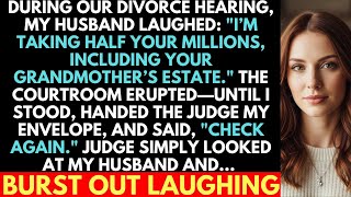 When My Husband Tried To Steal Half My Fortune, I Gave The Judge An Envelope; And He Laughed At Him.
