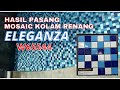 Mosaic kolam renang Eleganza tipe White Blue 2