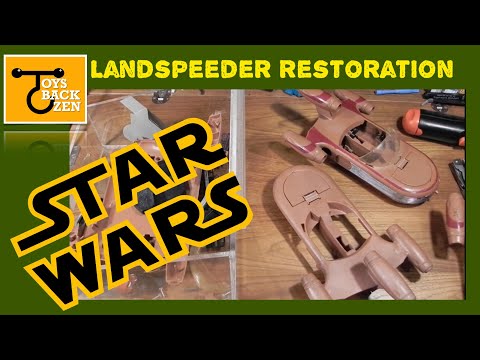 Kenner Landspeeder - Landing Gear Switch Repair Using Original Parts - Restoration