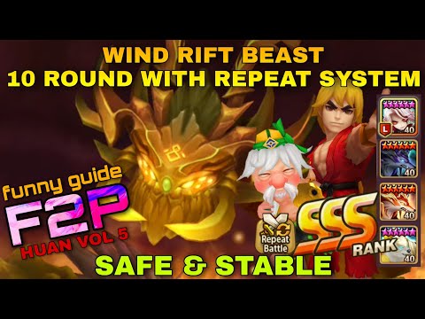 WIND RIFT BEAST BEGINNER SSS TEAM SUMMONERS WAR / SW