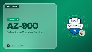 AZ-900 Exam EP 11: Define Azure Container Services