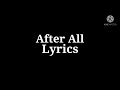 After All-Christine Ebersole (Lyrics)