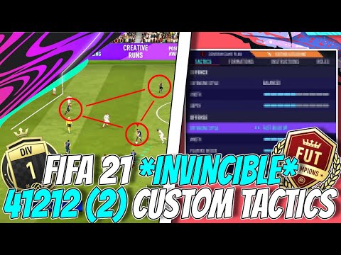 FIFA 21 1ST IN WORLD 30-0 41212 (2) PRO CUSTOM TACTICS FIFA ULTIMATE TEAM PRO | HOW TO USE 41212(2)