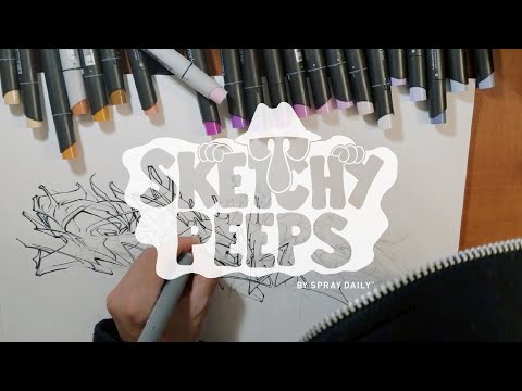 SKETCHY PEEPS 027 - SKARE