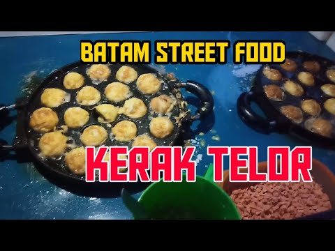 Kerak Telor - Jajanan sore di Batam - maknyus