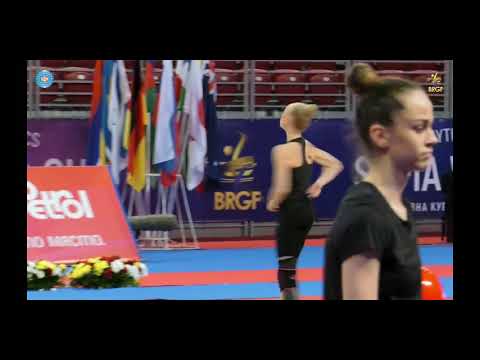Viktoria ONOPRIENKO ball training World cup Sofia 2019