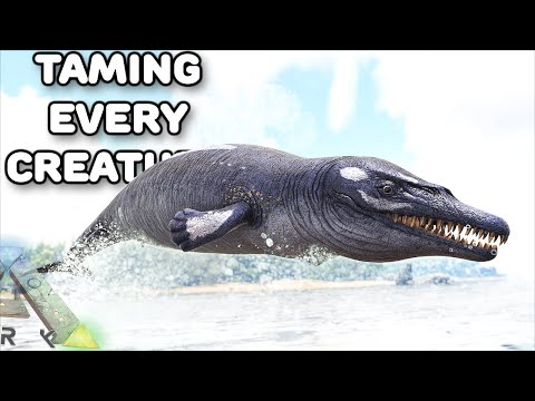 TAMING EVERY CREATURE IN ARK | BASILOSAURUS | ARK SURVIVAL EVOLVED EP11